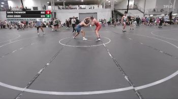 190 lbs Quarterfinals (8 Team) - Josh Gibbs, East Coast Time Out vs Dave Thomson, Noke Wrestling RTC