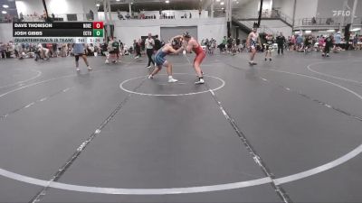 190 lbs Quarterfinals (8 Team) - Josh Gibbs, East Coast Time Out vs Dave Thomson, Noke Wrestling RTC