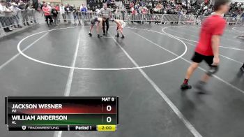 132 lbs Champ. Round 2 - Jackson Wesner, WI vs William Anderson, AL