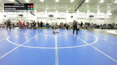 45 lbs Round Of 16 - Michael McManus-Cruz, WV vs Cooper Dietz, VA