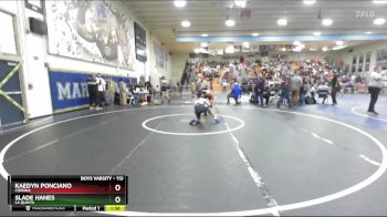 113 lbs Champ. Round 1 - Kaedyn Ponciano, Corona vs Slade Hanes, La Quinta