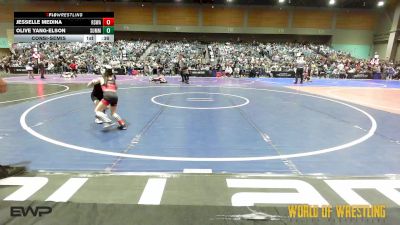 37 lbs Consolation - Jesselle Medina, Red Star Wrestling Academy vs Olive Yang-Elson, Summit Wrestling Academy