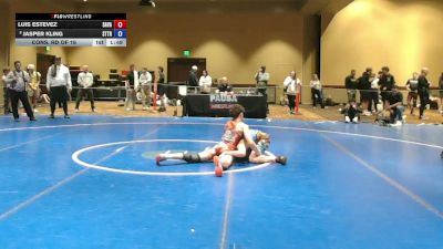 120 lbs Cons. Rd Of 16 - Luis Estevez, Savage vs Jasper Kling, Steller Trained