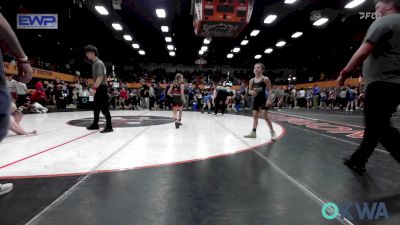 67 lbs Quarterfinal - Kloe Routledge, Husky Wrestling Club vs Kenneth Wright, Clinton Youth Wrestling