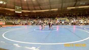 55 lbs Round Of 16 - Maddon Hendrickson, Hawks WC Lincoln vs Westen Davis, Oak Glen