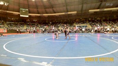 55 lbs Round Of 16 - Maddon Hendrickson, Hawks WC Lincoln vs Westen Davis, Oak Glen