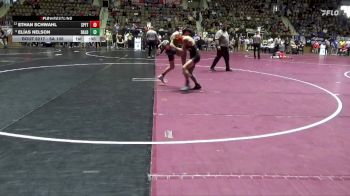 6A 106 lbs Cons. Round 3 - Ethan Schwahl, Spanish Fort vs Elías Nelson, Baldwin County