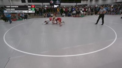144 lbs Quarters - Toby Shipman, Threestyle Wrestling Of Oklahoma vs Luca Rios, Boneyard Wrestling Academy
