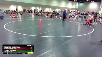 120 lbs Round 2 (6 Team) - Roberto De Rivera, LG Braves Garrnet vs Logan Maurer, Cow Valley