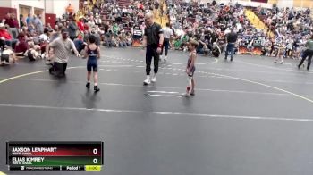 49 lbs Semifinal - Jaxson Leaphart, White Knoll vs Elias Kimrey, White Knoll