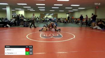 182 lbs Rr Rnd 2 - Johnathan Sims, OMP HS vs A.J. Tomaino, Bethel Park HS