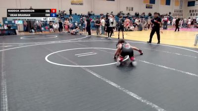 113 lbs 2nd Place Match - Maddox Anderson, Kuna Klub vs Dean Brannan, Fighting Squirrels Wrestling Club