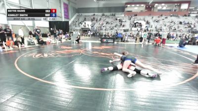 59 kg Cons. Sub-rd Of 16 - Bettie Rains, Colorado vs Kinnley Smith, Warrior RTC
