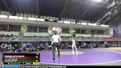 157 lbs Round 2 (4 Team) - Ryder Kruse, Lincoln East vs Parker Hutchinson, Smith Center HS