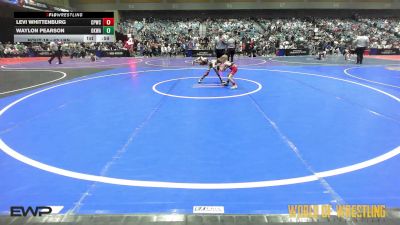 43 lbs Round Of 16 - Levi Whittenburg, Ceres Pups Wrestling Club vs Waylon Pearson, OKWA