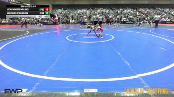 43 lbs Round Of 16 - Levi Whittenburg, Ceres Pups Wrestling Club vs Waylon Pearson, OKWA