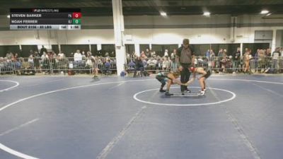 85 lbs Round Of 32 - Steven Barker, PA vs Noah Ferrer, NJ