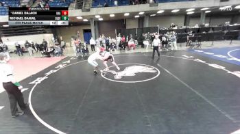 285 lbs 5th Place Match - Daniel Dalach, Unattached vs Michael Danial, Unattached