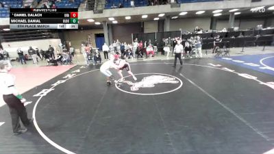 285 lbs 5th Place Match - Daniel Dalach, Unattached vs Michael Danial, Unattached