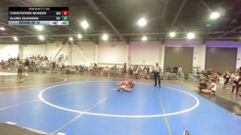 54 lbs Round Of 16 - Christopher Moreno, Reign WC vs Alaina Saavedra, Top Rank Hammers