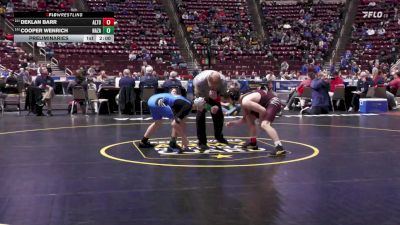 127 lbs Preliminaries - Deklan Barr, Altoona vs Cooper Wenrich, Nazareth