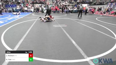 80 lbs Round Of 16 - Johnny Ralston, Chandler Takedown Club vs Alexander Fee, Enid Youth Wrestling Club