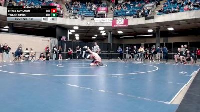 101 lbs Cons. Round 3 - Sage Davis, Washington vs Bryce Kuhlman, Normal