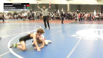 61 lbs Rr Rnd 1 - Cade Rappo, ICWL Bruisers Club - ESC vs Lucas Cunliffe, Cunliffes Corner Black - ESC