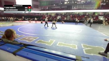 126 lbs Cons. Round 1 - Luis Hernandez, Borah vs Luke Tibbitts, Kuna