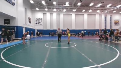 130 lbs Champ. Round 2 - Sophia Slaughter, Orange County vs Sara Bootwala, Woodbridge Senior