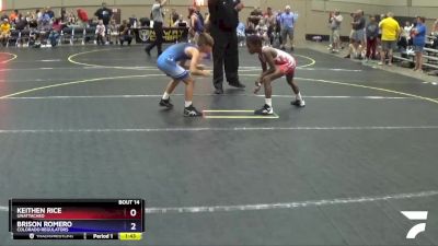 67/72 Round 2 - Keithen Rice, Unattached vs Brison Romero, Colorado Regulators