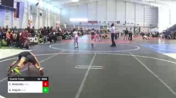 53 lbs Quarterfinal - Zander Melendez, Pride WC vs Gabriel Angulo, Grindhouse WC