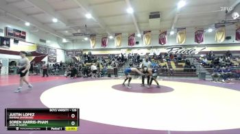 126 lbs Quarterfinal - Soren Harris-Pham, John W North vs Justin Lopez, Ramona (Riverside)