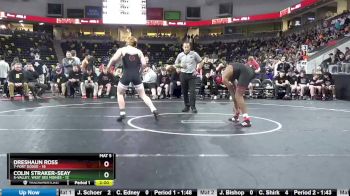 195 lbs 5th & 7th Place - Colin Straker-Seay, 5-Valley, West Des Moines vs Dreshaun Ross, 7-Fort Dodge