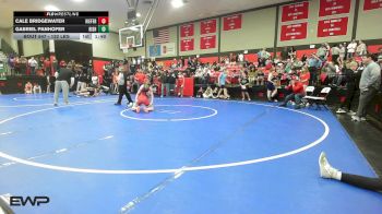132 lbs Round Of 16 - Cale Bridgewater, Kiefer High School vs Gabriel Panhofer, Bishop Kelley