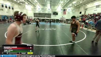 106-111 lbs Round 3 - Shaiden Casner, Cheyenne East vs Toby Stull, Wellington