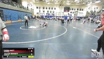 80 lbs Quarterfinal - Colton Bennett, Newport vs Caden Watt, Riverside