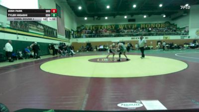 138 lbs Cons. Round 1 - Tyler Higashi, Schurr vs Josh Park, Santa Rosa Academy