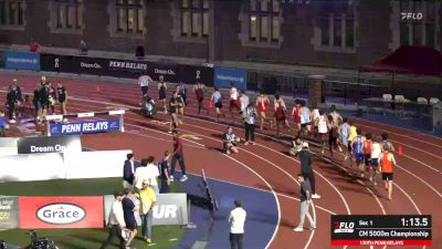 College Men's 5K Heat 1: 2026 Penn Relays