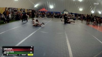 92 lbs Finals (2 Team) - Jacob Puma, DWA vs Cam Davis, CP Wrestling