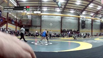 130 lbs Cons. Round 2 - Zoey Bogos, Canon-McMillan vs Deunan Smith, Hilliard Bradley