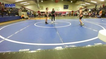 61 lbs Semifinal - Lincoln Sanders, Sallisaw Takedown Club vs Brenntly Taylor, Keystone Wrestling Club