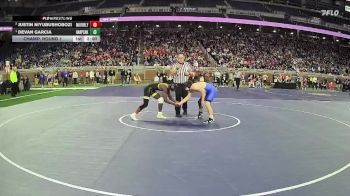 D2-120 lbs Champ. Round 1 - Devan Garcia, Harper Creek HS vs Justin Niyubushobozi, Waverly HS