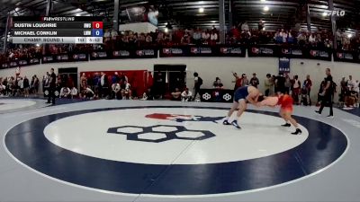 70 kg Champ. Round 1 - Dustin Loughrie, Beaver Wrestling Club vs Michael Conklin, Lions Wrestling WC