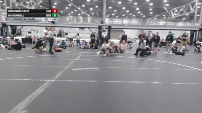 138 lbs Finals (8 Team) - Grayson Davis, Steller Trained Cad Bane vs Mj Gorrell, Team Shutt Mau Mau