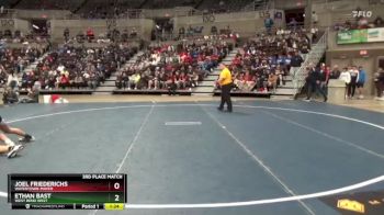 114 Championship Bracket 3rd Place Match - Joel Friederichs, Watertown-Mayer vs Ethan Bast, West Bend West
