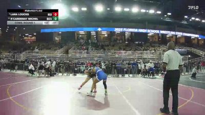 120 lbs Cons. Round 1 - Lana Loucks, Wellington Community Hs vs R`Cardenay Michel, Matanzas