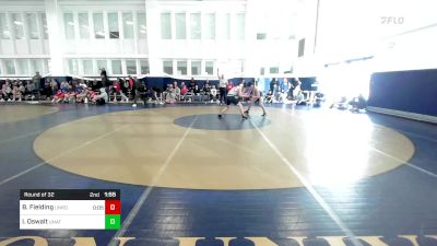 141 lbs Round Of 32 - Brogan Fielding, Unrostered- Spire vs Ian Oswalt, Unattached-Brown