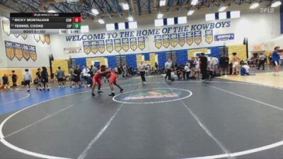 157 lbs Champ. Round 3 - Terriel Cooke, Lake Highland Prep vs Ricky Montalvan, Maximum Performance