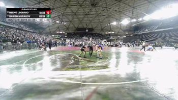 Boys 3A 138 lbs Cons. Round 2 - Barish Muradov, Kent Meridian vs Neeko Leonard, Oak Harbor
